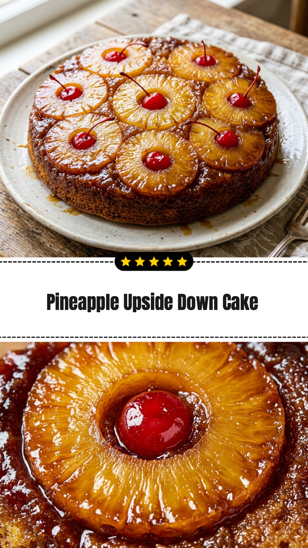 Pineapple Upside Down Cake - pin